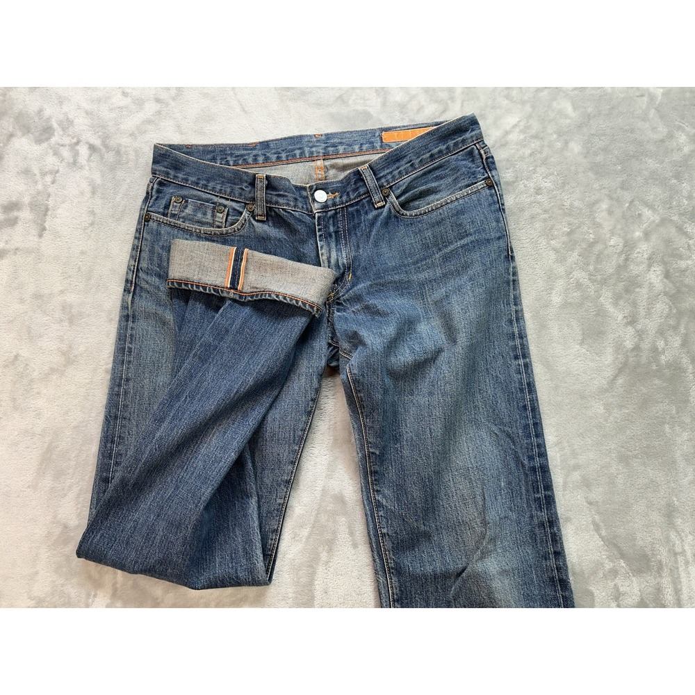 Vintage Jean Shop Selvedge Denim Straight Leg Jeans Women's 2006 Sz W32 L31